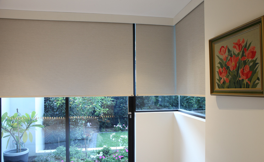 Motorised Roller Blinds – Cremorne Apartment